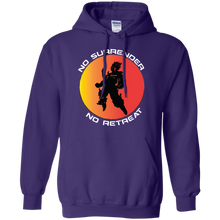 "No Surrender No Retreat - Saiyan" Personal Designer Men's Women's Pullover Hoodie 8 oz.