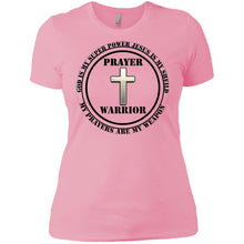 "Prayer Warrior" Take A Knee - Custom Personalized Ladies' Boyfriend T-Shirt