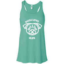 Custom Personalized T-Shirt Ladies' Bella + Canvas Flowy Racerback Tank