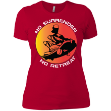 "No Surrender No Retreat - Sk8N" Custom Personalized T-ShirtsCustom Personalized Ladies' Boyfriend T-Shirt
