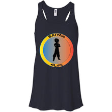 "Saiyan" 4Life - Custom Personalized T-Shirt Ladies' Bella + Canvas Flowy Racerback Tank