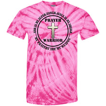 "Prayer Warrior" - Custom Personalized T-shirts Men's Women's 100% Cotton Tie Dye T-Shirt