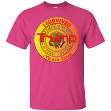 "I Survived Trump: Year One" - G Custom Personalized T-shirts Men's Women's Ultra Cotton T-Shirt