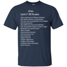 Jack O'Trades -W Custom Personalized T-shirts Men's Women's Ultra Cotton T-Shirt