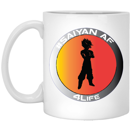 #Saiyan AF - W11W Custom Personalized 11 oz. White Mug