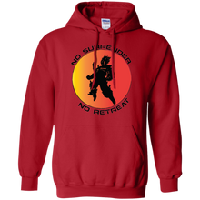 "No Surrender No Retreat - Saiyan" Personal Designer Men's Women's Pullover Hoodie 8 oz.