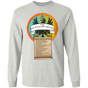 "Legendary Mercenary Pizza Hunter" Personal Designer long sleeve Hoodie Men's Women's LS Ultra Cotton T-Shirt
