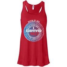 Custom Personalized T-Shirt Ladies' Bella + Canvas Flowy Racerback Tank