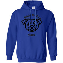 "Pugs R Cool 4Life" - B Personal Designer Men's Women's Pullover Hoodie 8 oz.