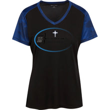 "God Is My SuperPower"-B Custom Personalized T-shirts Men's Women's Ladies' CamoHex Colorblock T-Shirt