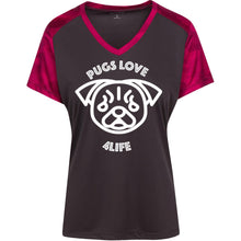 "Pugs Love 4Life" Custom Personalized T-shirts Men's Women's Ladies' CamoHex Colorblock T-Shirt