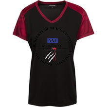 "Property of Black Lagoon U" Custom Personalized T-shirts Men's Women's Ladies' CamoHex Colorblock T-Shirt