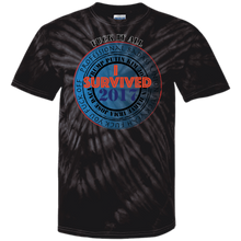 "Fuck It All - I Survived 2017" - Custom Personalized Men's Women's Cotton Tie Dye T-Shirt