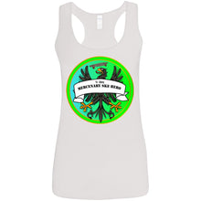 4Hire  "Mercenary Sk8 Hero" Custom Personalized Ladies' Softstyle Racerback Tank