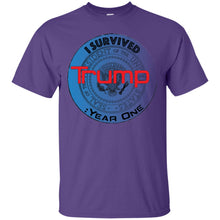 "I Survived Trump: Year One" - B Custom Personalized T-shirts Men's Women's Ultra Cotton T-Shirt