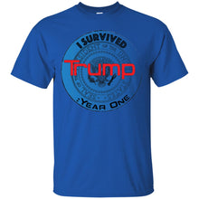 "I Survived Trump: Year One" - B Custom Personalized T-shirts Men's Women's Ultra Cotton T-Shirt