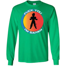 FU I'M SAIYAN - B Personal Designer long sleeve Hoodie Men's Women's LS Ultra Cotton T-Shirt