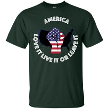 “America” - Love it Live it or Leave it Custom Personalized T-shirts Men's Women's Ultra Cotton T-Shirt