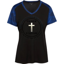 "Prayer Warrior" Custom Personalized T-shirts Men's Women's Ladies' CamoHex Colorblock T-Shirt