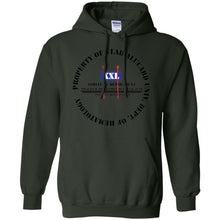 "Property Of Vlad  Alucard U Dept. of Hematology” -B Personal Designer Men's Women's Pullover Hoodie 8 oz.