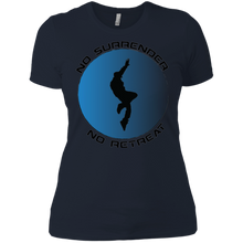 "No Surrender - Dance'n4Life" Custom Personalized Ladies' Boyfriend T-Shirt