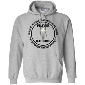 "Prayer Warrior" - Personal Designer long sleeve Hoodie Men's Women's Pullover Hoodie 8 oz.