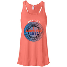 Custom Personalized T-Shirt Ladies' Bella + Canvas Flowy Racerback Tank