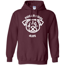 "Pugs R Cool 4Life" - W Personal Designer Men's Women's Pullover Hoodie 8 oz.