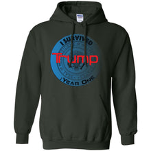 "I Survived Trump: Year One" - B Personal Designer Men's Women's Pullover Hoodie 8 oz.