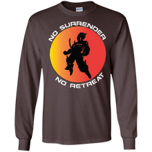 "No Surrender No Retreat - Saiyan" Personal Designer long sleeve Men's Ultra Cotton T-Shirt