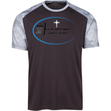 "God Is My Super Power - What's Yours ?" - B Custom Personalized T-shirts Men's Women's CamoHex Colorblock T-Shirt