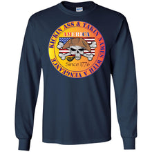 “America” - Kickin Ass Since & Takin Names With a Vengeance Since 1776 - Gold Personal Designer long sleeve T-shirts Men's Women's LS Ultra Cotton T-Shirt