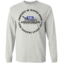 "PROPERTY OF MASTER ROSHI U Personal Designer long sleeve Hoodie Men's Women's LS Ultra Cotton T-Shirt