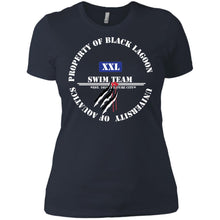Property of Black Lagoon U. Swim Team - Custom Personalized Ladies' Boyfriend T-Shirt