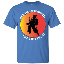"No Surrender No Retreat - Saiyan" Custom Personalized T-shirts Men's Women's Cotton T-Shirt