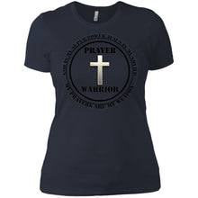 "Prayer Warrior" Take A Knee - Custom Personalized Ladies' Boyfriend T-Shirt