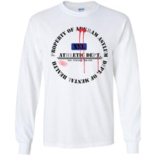 PROPERTY OF ARKHAM3B "Arkham Athletics - Help" - Personal Designer long sleeve Men's Ultra Cotton T-Shirt