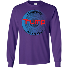 "I Survived Trump:Year One" - Saiyan" Personal Designer long sleeve Men's Ultra Cotton T-Shirt