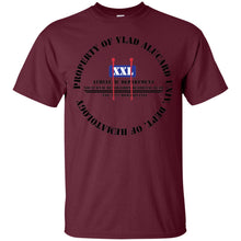 "Property Of Vlad  Alucard U Dept. of Hematology” -B Custom Personalized T-shirts Men's Women's Ultra Cotton T-Shirt