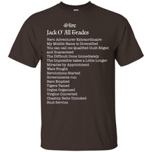 Jack O'Trades -W Custom Personalized T-shirts Men's Women's Ultra Cotton T-Shirt