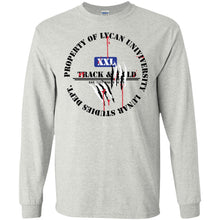 "Property Of Lycan U Lunar Studies" -B Personal Designer long sleeve Hoodie Men's Women's LS Ultra Cotton T-Shirt