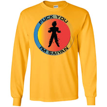 FU I'M SAIYAN - C Personal Designer long sleeve Hoodie Men's Women's LS Ultra Cotton T-Shirt