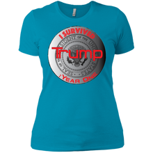 "I Survived Trump:Year One" - Custom Personalized Ladies' Boyfriend T-Shirt