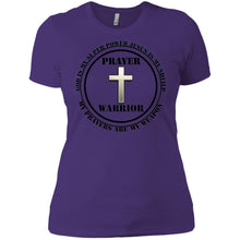 "Prayer Warrior" Take A Knee - Custom Personalized Ladies' Boyfriend T-Shirt