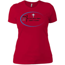 "God Is My Super Power - What's Yours ?" - b Custom Personalized Ladies' Boyfriend T-Shirt