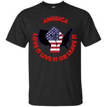 "America" Love It Live It or Leave It - Custom Personalized T-shirts Men's Women's Ultra Cotton T-Shirt