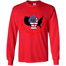 "America" Love It Live It or Leave It - Personal Designer long sleeve Hoodie Men's Women's LS Ultra Cotton T-Shirt