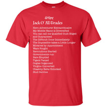 Jack O'Trades -W Custom Personalized T-shirts Men's Women's Ultra Cotton T-Shirt