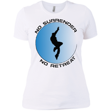 "No Surrender - Dance'n4Life" Custom Personalized Ladies' Boyfriend T-Shirt