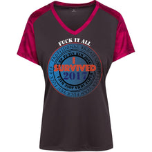 "Fuck it All 2017" -W Custom Personalized T-shirts Men's Women's Ladies' CamoHex Colorblock T-Shirt